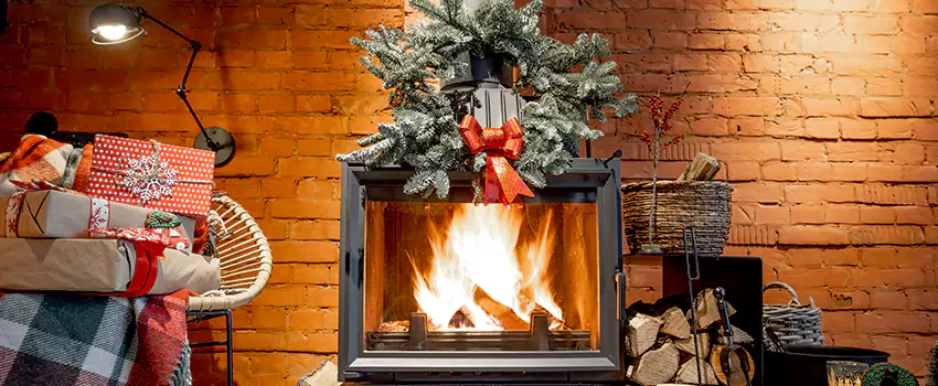 Travis Industries Linear Gas Fireplace Installation in San Luis, Arizona