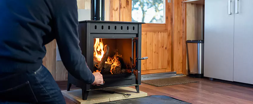 Open Hearth Wood Fireplace Installation in San Luis, AZ